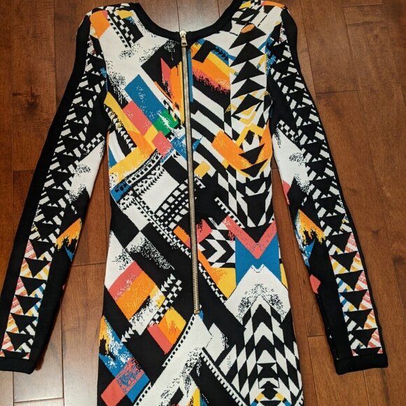 Balmain women's long sleeve dress in size 36 - Picture 2 of 14